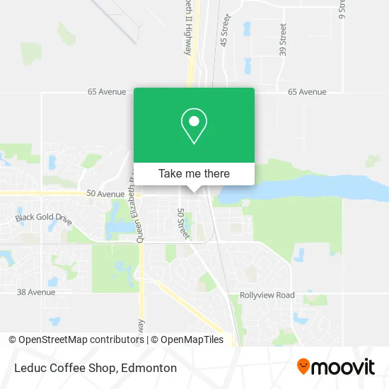 Leduc Coffee Shop map