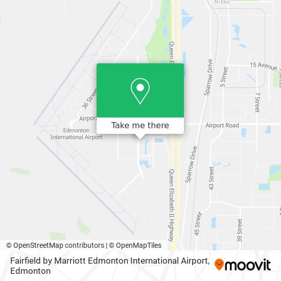 Fairfield by Marriott Edmonton International Airport plan