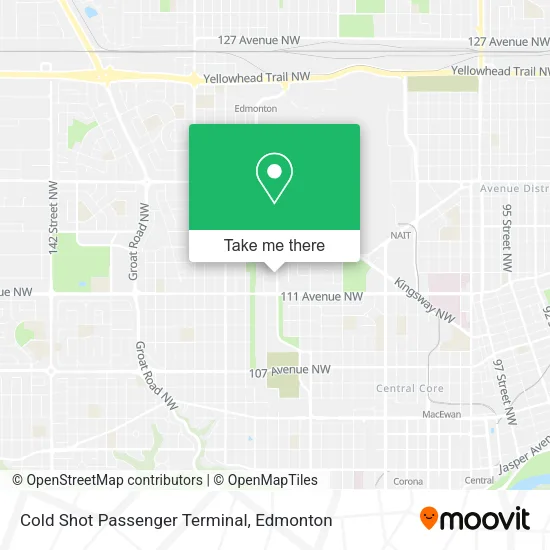 Cold Shot Passenger Terminal map