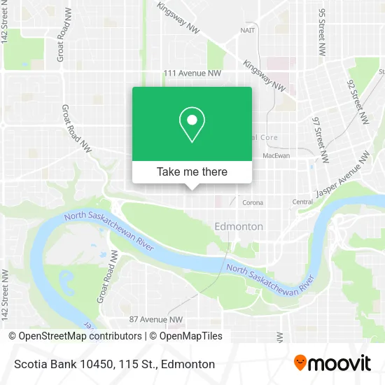 Scotia Bank 10450, 115 St. map