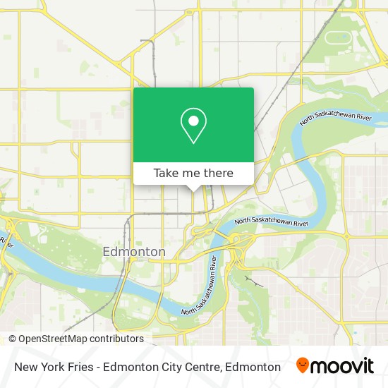 New York Fries - Edmonton City Centre map