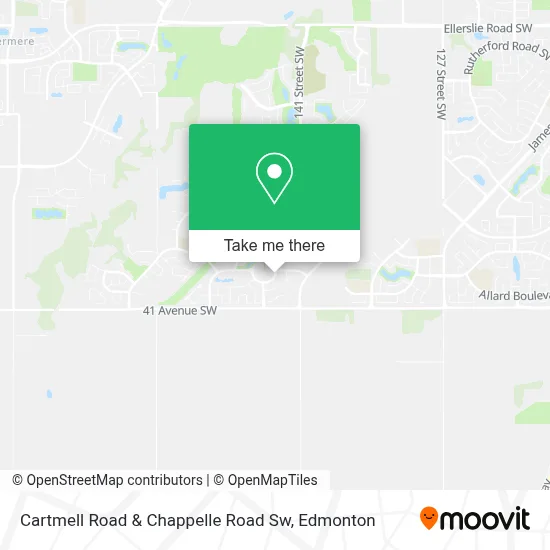 Cartmell Road & Chappelle Road Sw map