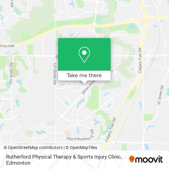 Rutherford Physical Therapy & Sports Injury Clinic map
