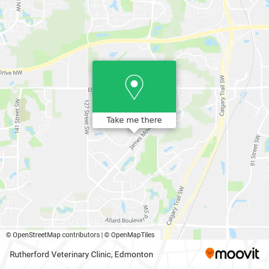 Rutherford Veterinary Clinic map