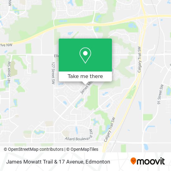 James Mowatt Trail & 17 Avenue plan
