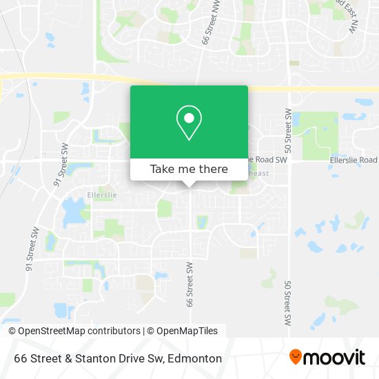 66 Street & Stanton Drive Sw map