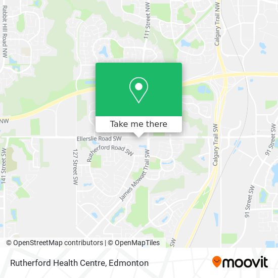 Rutherford Health Centre plan