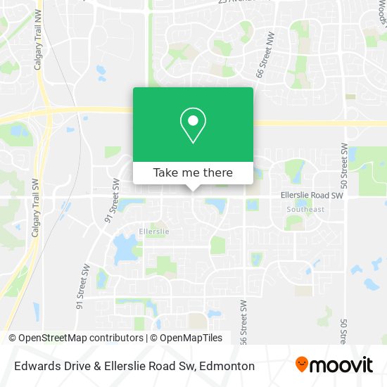 Edwards Drive & Ellerslie Road Sw map