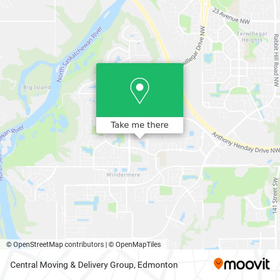 Central Moving & Delivery Group map