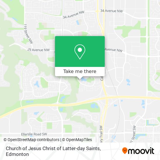Church of Jesus Christ of Latter-day Saints map