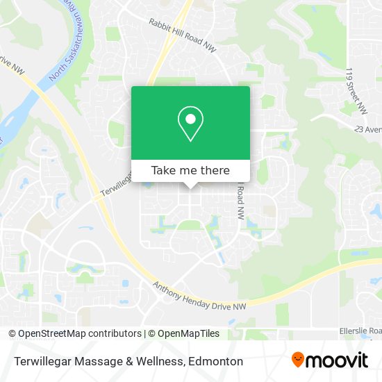 Terwillegar Massage & Wellness plan