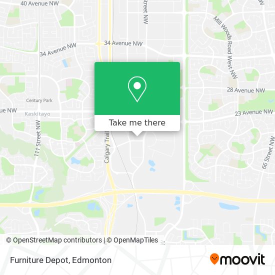 Furniture Depot map