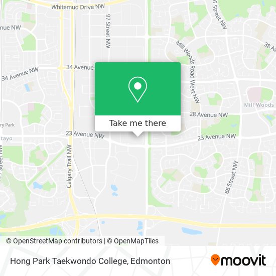 Hong Park Taekwondo College plan