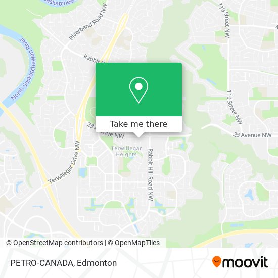 PETRO-CANADA map