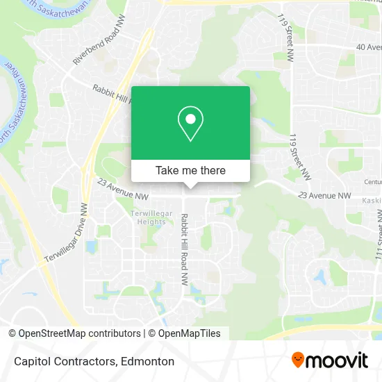 Capitol Contractors map