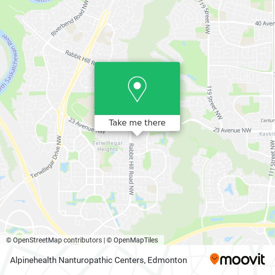 Alpinehealth Nanturopathic Centers map