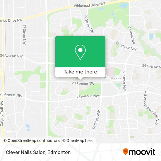 Clever Nails Salon map