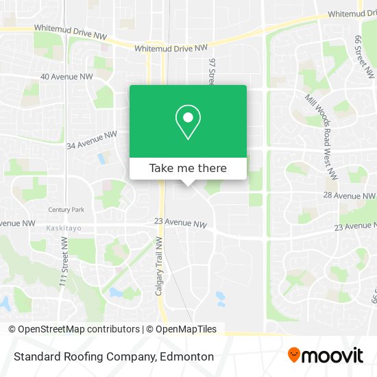 Standard Roofing Company map