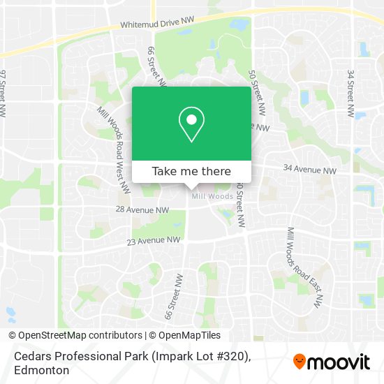 Cedars Professional Park (Impark Lot #320) map