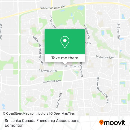Sri Lanka Canada Friendship Associations map