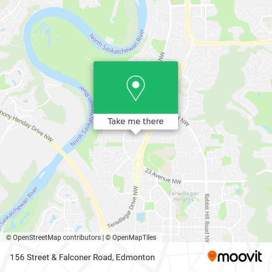 156 Street & Falconer Road map