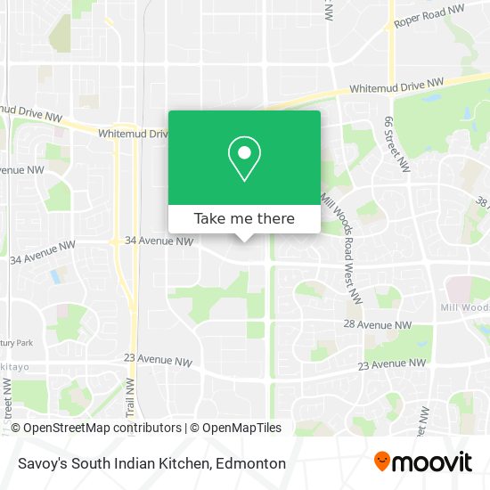 Savoy's South Indian Kitchen map