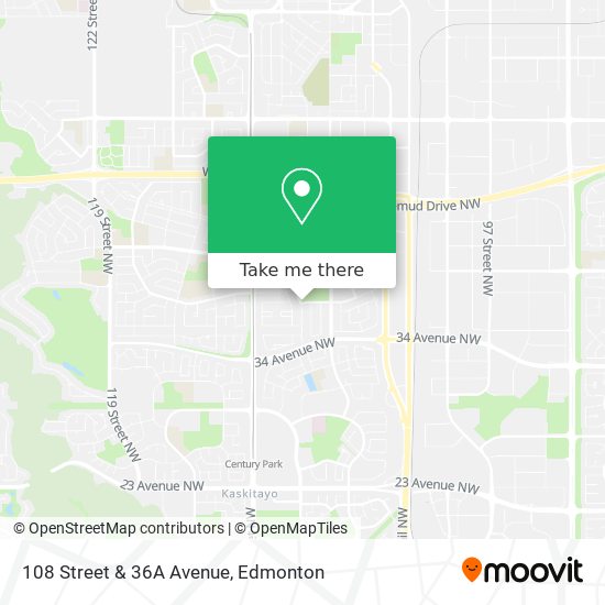 108 Street & 36A Avenue plan