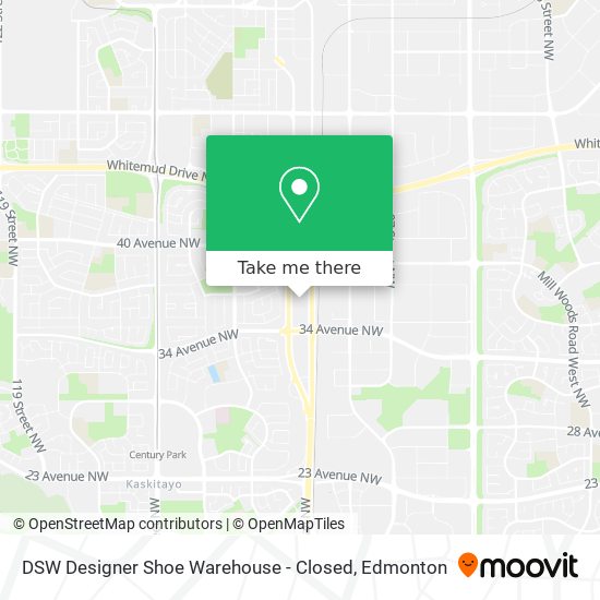 DSW Designer Shoe Warehouse - Closed map