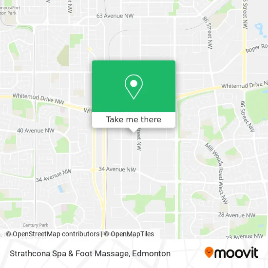 Strathcona Spa & Foot Massage map