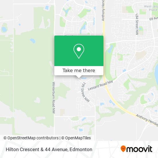 Hilton Crescent & 44 Avenue plan