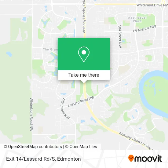 Exit 14/Lessard Rd/S map