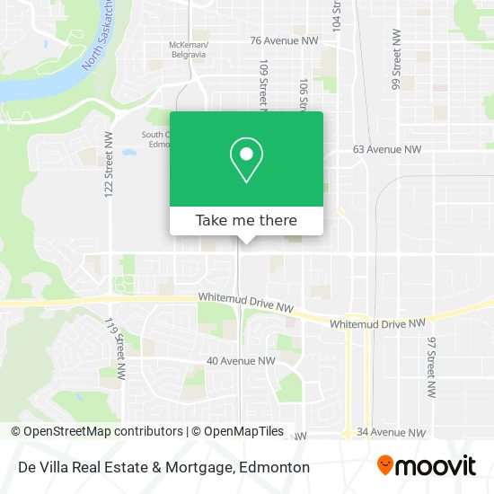 De Villa Real Estate & Mortgage map