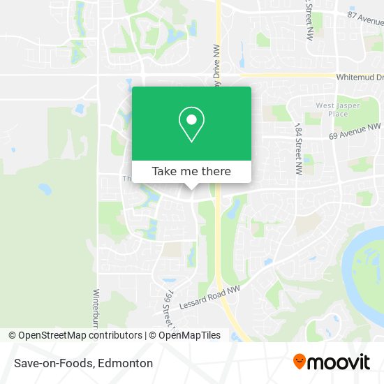 Save-on-Foods map