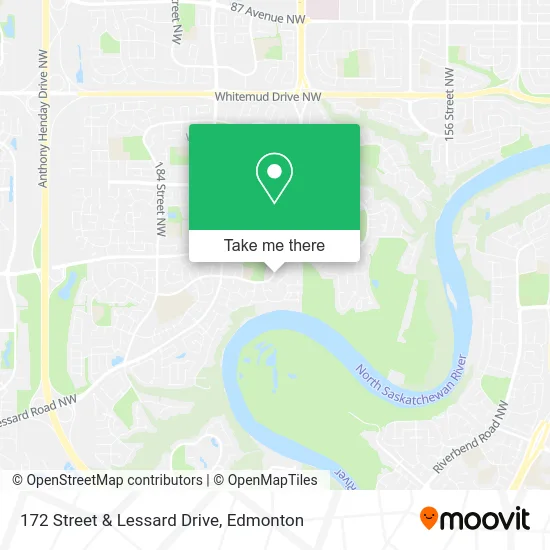 172 Street & Lessard Drive map