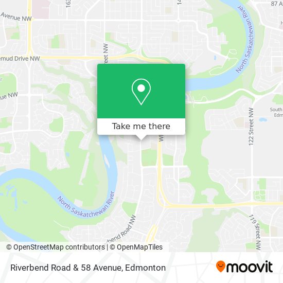 Riverbend Road & 58 Avenue map