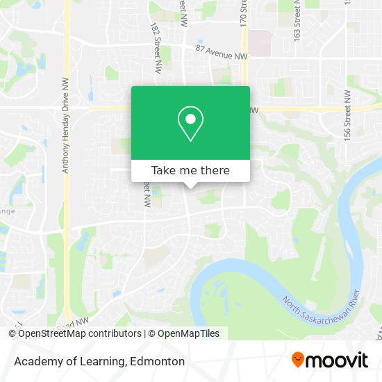 Academy of Learning map