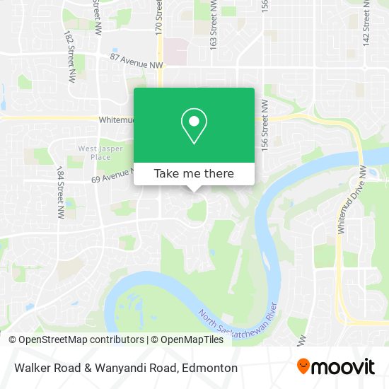 Walker Road & Wanyandi Road map