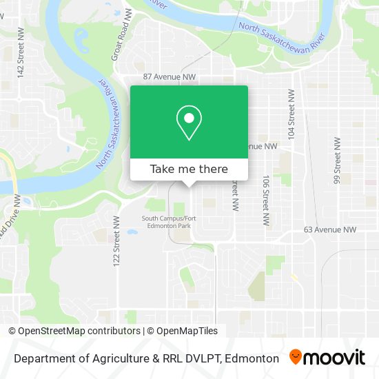 Department of Agriculture & RRL DVLPT map