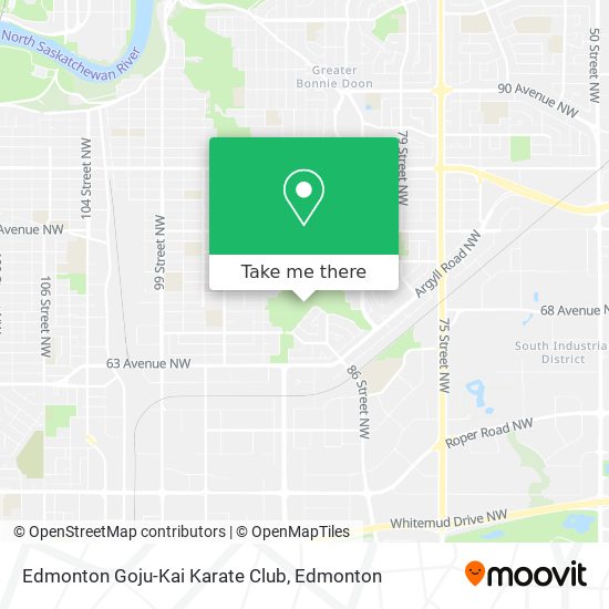 Edmonton Goju-Kai Karate Club map