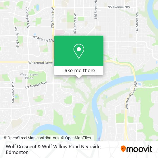 Wolf Crescent & Wolf Willow Road Nearside plan