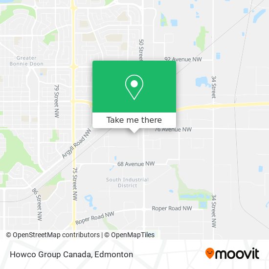 Howco Group Canada map