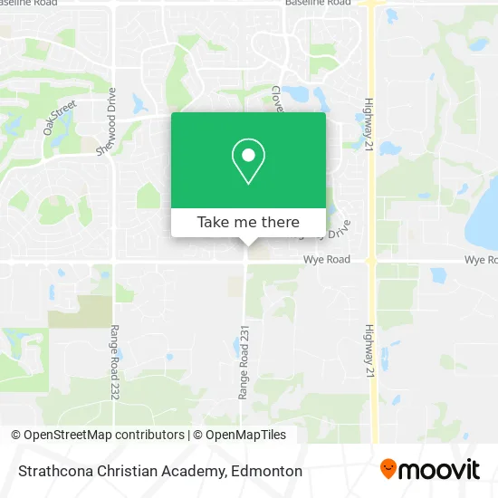 Strathcona Christian Academy map