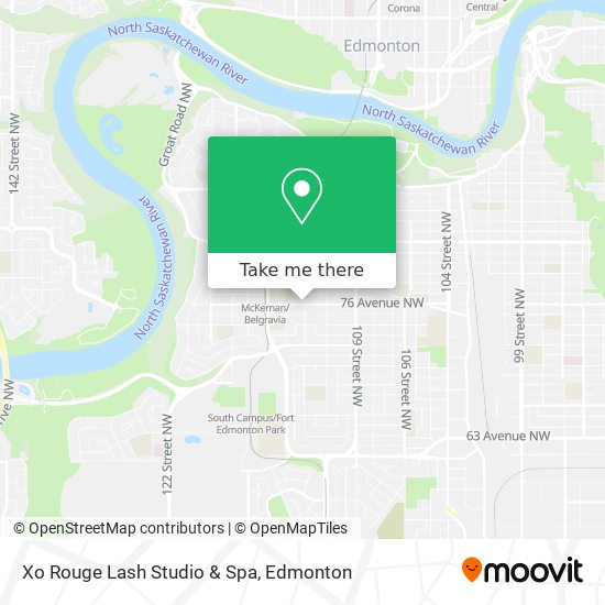 Xo Rouge Lash Studio & Spa map
