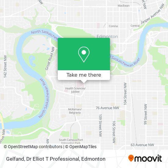 Gelfand, Dr Elliot T Professional map