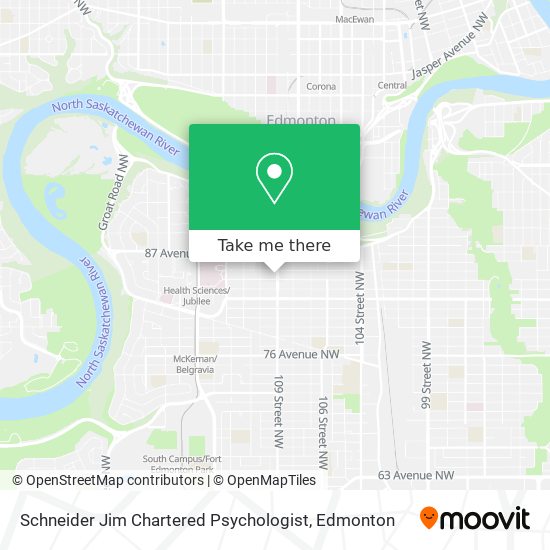 Schneider Jim Chartered Psychologist map
