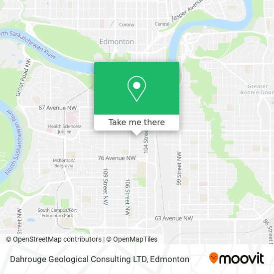 Dahrouge Geological Consulting LTD map