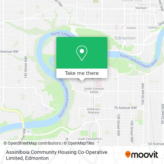 Assiniboia Community Housing Co-Operative Limited map