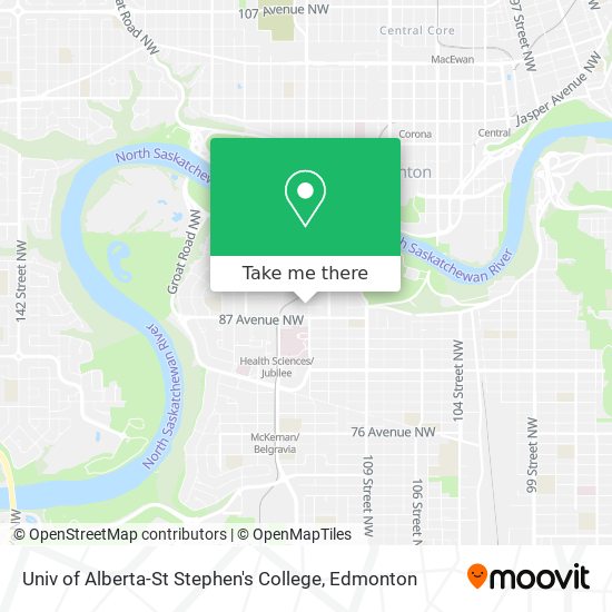 Univ of Alberta-St Stephen's College plan