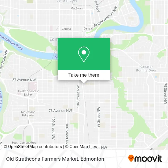 Old Strathcona Farmers Market map