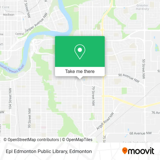 Epl Edmonton Public Library map